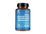 Magnesio 200 Mg (120 Capsule) Integratore Alimentare, Ossa, Muscoli, Nervi, Sonno, Recupero
