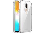 Custodia Trasparente Per Oneplus 6, Retro Trasparente Ibrido, Copertura Antiurto Con Paraurti In Tpu