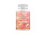 Calcio, Magnesio, Zinco + Vitamina D3 (120 Capsule) Integratore Alimentare, Ossa, Articolazioni, Muscoli, Nervi, Sistema Immunitario