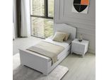 Letto Comodino Design Moderno Bianco Soggiorno Confortevole Camera Dei Bambini Elegante