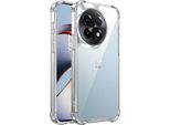 Custodia Trasparente Per Oneplus 11, Retro Trasparente Ibrido, Copertura Antiurto Con Paraurti In Tpu