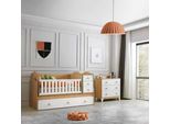 Set Moderno Per La Cameretta Dei Bambini Con Culla E Cassettiera Design Funzionale Ed Elegante