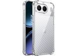 Custodia Trasparente Per Oneplus Nord 4, Retro Trasparente Ibrido, Copertura Antiurto Con Paraurti In Tpu