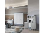 Moderna Cameretta Per Bambini In 3 Pezzi Con Scrivania, Armadio E Cassettiera