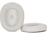 Inf 2 Cuscinetti Auricolari In Pelle Di Agnello Per B&O Beoplay H95 Anc - Memory Foam Beige
