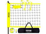 Rete Da Pallavolo Regolabile In Altezza Set Di Reti Da Pallavolo, Rete Da Pallavolo Da Spiaggia Portatile, Rete Da Pallavolo Da Esterno Pieghevole Con Pallavolo E Borsa Da Trasporto, Per Giardino, Spiaggia, Prato, Ecc.