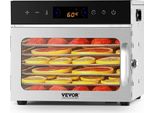 Disidratatore Disidratatore A 6 Vassoi In Acciaio Inox 400W Frutta Essiccata