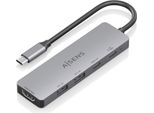 Aisens ASUC-5P028-GR, Cavo, Usb 3.2 Gen 1 (3.1 Gen 1) Tipo-C, 100 W, Grigio, 5 Gbit/S, 4K Ultra Hd