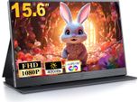 Monitor Portatile, Schermo Portatile 15,6 Pollici 1080P Fhd Freesync, Portable Monitor Con Mini Hdmi USB-C, Per Laptop Pc PS5