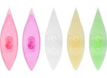 Set Di 5 Ganci Per Uncinetto, Strumenti Per La Tessitura In Plastica, Per La Realizzazione Di Merletti Fai Da Te