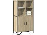 Maison Exclusive - Credenza Rovere Sonoma 79,5X35,5X137,5 Cm In Legno Multistrato