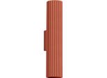 Kinkiet Amber 2 Applique GU10 Ocra Rosso Alluminio