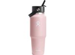 Borraccia Sottovuoto Hydro Flask 32Oz Wide Flex Straw Travel Bottle, Colori:Trillium, Dimensioni:946Ml (32Oz)