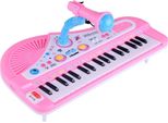 Bambini Adulti 37 Tasti Tastiera Elettronica Con Microfono Multifunzionale Musica Pianoforte Strumento Giocattolo