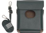 Custodia In Finto Cuoio, Vintage, Antigraffio, Borsa Per Fotocamera Con Tracolla Per Stampante Fujifilm Instax Square Link, Verde Scuro