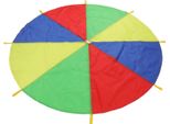 Gioco Di Movimento Con Paracadute Per Bambini, 4 Colori, 8 Maniglie, Incoraggia La Cooperazione, Gioco All'aperto Multicolore