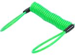 Allarme Moto Bicicletta Disco Di Bloccaggio Antifurto Molla Promemoria Cavo Bobina Verde