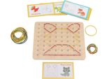 Geoboard In Legno, Giocattolo Montessori, Apprendimento Grafico, Educativo Per Neonati, Bambini, Ragazzi E Ragazze