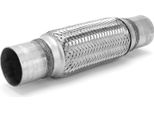 2,25 X 12 Pollici Tessuto Scarico Riparazione Tubo Flessibile Soffietto Giunto Flessibile 57 Mm In Acciaio Inox Per Auto