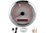 85 Mm Tachimetro Gps, 200 Km/H, Contachilometri, Impermeabile, Per Barca, Auto, Yacht, Moto, Quadrante Bianco