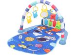 Tappeto Da Gioco Per Neonati Sonagli Colorati Giocattolo Per L'apprendimento Pianoforte Giocattolo Musicale Per L'ora Del Pancino Per Neonati Da 0 A 36 Mesi