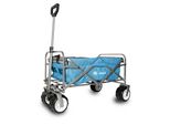 Carrello Pieghevole Rijoka - Asta Telescopica E Pneumatici Da Fuoristrada - Carrello Pieghevole - Portata Fino A 100 Kg - 100X 62X 105 Cm - Blu Jeans