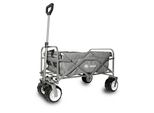 Carrello Pieghevole Rijoka - Asta Telescopica E Pneumatici Da Fuoristrada - Carrello Pieghevole - Portata Fino A 100 Kg - 100X 62X 105 Cm - Grigio Jeans