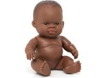 Bambola Miniland Ragazza Africana 21Cm - Bambola Giocattolo Educativa