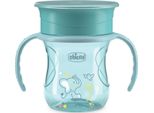 Chicco Mug 360 Perfect X Con Manici Verde Acqua, 12M+