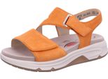 Gabor Rollingsoft Sandalo Da Donna - Sandali Arancio Tempo Libero Nuovo