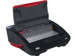 Gbc Combbind CB25E Rilegatrice A Pettine 390 Fogli Nero, Rosso