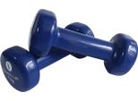 Manubrio Sveltus, 1 Kg, 2 Pezzi, Solido, Acciaio, Blu