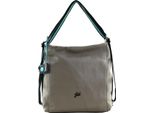 Gabs Pelle Borsa A Tracolla Zaino Aissa Tg Bull Black Shoulder Bag Zinco Grigio