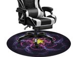 Tappetino Di Protezione Per Il Pavimento Rotondo 120 Cm Gaming Pad Sedia Scrivania Pad Antiscivolo Antigraffio Gioco Tappeto Sedia Pad Sedia Ufficio Per Laminato Pavimenti Duri