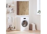 Vidaxl Armadio A Muro A Parete Marrone 69,5 X 34 X 90 Cm Materiale A Base Di Legno