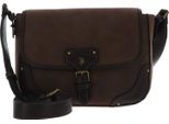 U.S. Polo Assn. Borsa A Tracolla Monroe Flap Bag Dark Brown Marrone