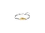 Armkette Lacoste "Arthor", Edelstahlfarben, Gelbgoldfarben, ArmbäNder, Damen, 21,5Cm, Edelstahl, Armkette