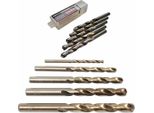 Set Di Punte 10 Pz. Fora Per Metallo 6 Mm Hss