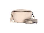 Handtasche HARBOUR 2ND Evi, Damen, Gr. B/H/T: 28cm x 18cm x 10cm, beige (cream), Rindsleder, Taschen Handtasche