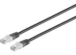 Cavo Patch, Cat. 5E F/Utp Nero 0,25 M