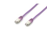 Equip - Cavo Patch - Da RJ-45 (M) A RJ-45 (M) - 15,0 M - Sftp - Cat 6A - Ieee 802.5 - Stampato, A Trefoli - Viola (605658)