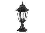 Eglo 93462 Navedo Lampada Da Piedistallo Per Esterni Ø 23Cm Nero Patina Argento Chiaro
