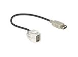 Delock Keystone Usb A Buchse 250° Mit Kabel