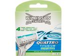 Wilkinson Sword - Quattro Titanium Sensitive ( 8 Pcs ) - Spare Head