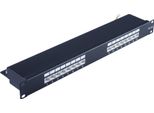 S/Conn Massima Connettività Patchfeld-Cat 6A 48,30Cm (19") 1He-Patchpanel, Nero, 16 Porte (75068)"