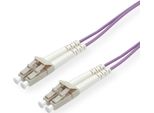 Cavo In Fibra Ottica Roline 50/125µM OM4, Lc/Lc, Viola, 0,5 M