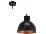 Eglo Lampada A Sospensione Truro 1 Nero E Rame 49238