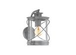 Eglo Lampada Da Parete Per Esterni Hilburn 1 Argento 60 W 94866
