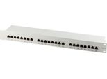Pannello Patch Cat.6 Per Montaggio A Rack 48,3 Cm (19") 24 Porte Grigio Chiaro (75074)"