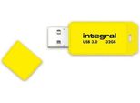 Integral - Chiavetta Usb 3.0 Neon, 32 Gb, Giallo